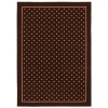 Kathy Ireland Young Attitudes 5-Foot 5-Inch by 7-Foot 9-Inch Rug in Carnival Bloom, Chocolate