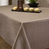 Benson Mills Pebbles Fabric Tablecloth, Linen, 52-Inch-by-70-Inch