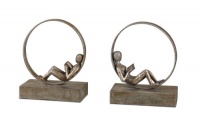 Uttermost Lounging Reader Bookends, Set of 2