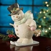 Lenox Snowy Skier Snowman Figurine