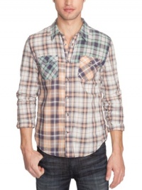 GUESS Milo Long-Sleeve Plaid Shirt