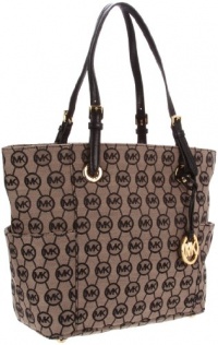 MICHAEL Michael Kors Jet Set Monogram Signature Jacquard Tote