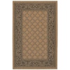 Couristan Recife Garden Lattice Indoor/Outdoor Area Rug - Cocoa/Black Size - 2.3 x 7.10 ft. Runner