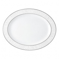 Bernardaud Dune Oval Platter 15 In