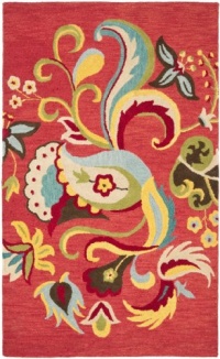 Area Rug 5x8 Rectangle Country & Floral Rust - Multi Color Color - Safavieh Blossom Rug from RugPal