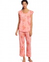 Carole Hochman Women's Rosewalk Garden Mother/Daughter Pajama