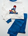 ApplesaucewearTM Two-Piece Cotton Tug Boat Pajamas - Sizes 6 Mo. to 5T (18-24 months)