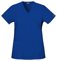 Cherokee 4801 Women's Cherokee Mock Wrap Scrub Top