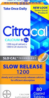 Citracal with Calcium D Slow Release 1200, 80-Count