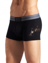 HUGO BOSS Men's Gold Leaf Logo Boxer Brief