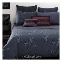 Calvin Klein Smoke Flower - Nightingale Comforter Queen NEW