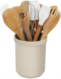 Cook N Home 15-Piece Bamboo Tool in Tub Set