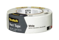 Scotch Duct Tape, White, 1.88-Inch by 60-Yard