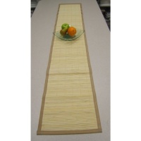 Benson Mills Bali Bamboo 13 by 72-Inch Table Runner, Beige