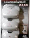 Bell and Howell Ultrasonic Pest Repellers with Extra Outlet - 3 Pack