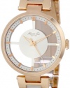 Kenneth Cole New York Women's KC4759 Transparent Classic Round See-Thru Dial Watch