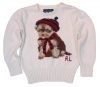 Ralph Lauren Girls Knit Crewneck Pullover Sweater - 6 - Cream