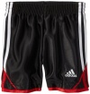 adidas Baby-Boys Infant Prime Dazzle Short, Black/Red, 24 Months