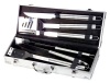 Style Asia HW4112 Chefs Basics Select 6-Piece Stainless-Steel BBQ Set in Metal Case