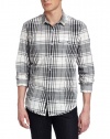 Calvin Klein Jeans Men's Standard Plaid Long Sleeve Woven