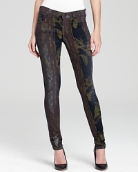 Printed pants were a runway staple this season and these Citizens of Humanity skinny jeans perfect the trend with a bold, eclectic pattern.