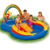 Intex  117-by-76-by-53-Inch Rainbow Ring Pool Play Center