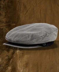 Denim & Supply Ralph Lauren's military-inspired captain's hat is rendered in ultra-chic faded denim and authentically tailored with delicately braided cording for stylish charm.