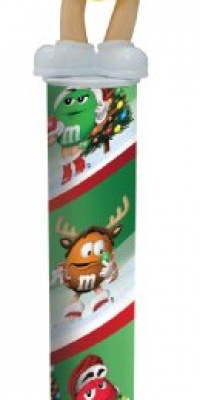 M&M's Peanut Chocolate Candies for the Holidays Cane, 1.5-Ounce (Pack of 8)