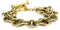 T Tahari Link Bracelet with Toggle Closure