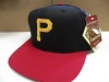 Pittsburgh Pirates 2 Tone Black Red SNAPBACK Cap Retro