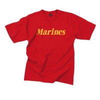 60163 RED ''MARINES'' T-SHIRT SMALL - 3 XL