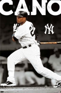 (22x34) New York Yankees Robinson Cano Sports Poster Print