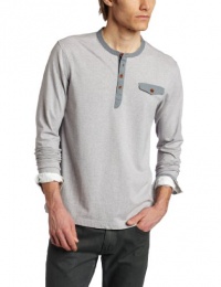 Ben Sherman Men's Plectrum Long Sleeve Engineered Henley Shirt