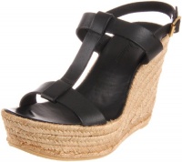 Delman Women's Trish Platform Sandal,Black Vachetta,8 M US