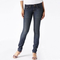 Levi's Juniors 524 Skinny Jean, Premium Dark, 1 Short