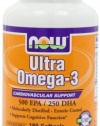 Now Foods Ultra Omega 3, Fish Oil Soft-gels, 180-Count