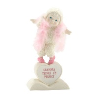 Department 56 Snowbabies Classics Grandma Thinks I'm Perfect Figurine, 1.18-Inch