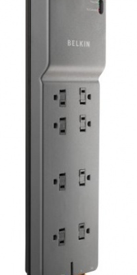 Belkin 8-Outlet Home/Office Surge Protector with Phone/Coaxial Protection and Extended Cord