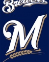 MLB Milwaukee Brewers Applique Banner Flag