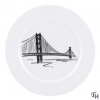 Lenox Tin Can Alley San Francisco Accent Plate, 9-Inch