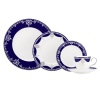 Lenox Marchesa Couture 5-Piece Place Setting, Empire Pearl Indigo