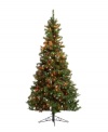 Light up your home with 6.5 feet of glittering, eco-friendly style! The Sugar Pines tree from Kurt Adler looks just like the real thing without all the work--leaving your holidays free to spend time with the people that count. With 500 multicolored lights to give your season extra sparkle.