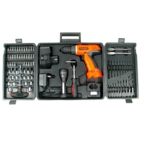 Trademark Tools 75-66007 Hawk 78-Pc 18 Volt Cordless Drill Set