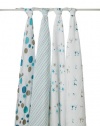 aden + anais Classic Muslin Swaddle Blanket 4 Pack, Star Bright