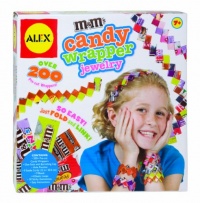 Alex M & M's Candy Wrapper Jewelry