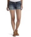 Levi's does denim shorts justice with this cuffed, frayed and perfectly faded style!