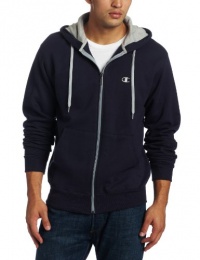 Champion Men's Champion Eco Fleece Full Zip Hoodie, Navy, Medium