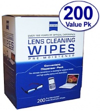 Zeiss Pre-Moistened Lens Cloths Wipes 200c