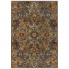 Couristan 1226/0301 PAVE Persian Tapestry 60-Inch by 90-Inch Chenille Area Rug, Steel Blue/Bronze