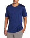 Hanro Men's Camden Short Sleeve Crew Neck Top, Estate Blue, Medium